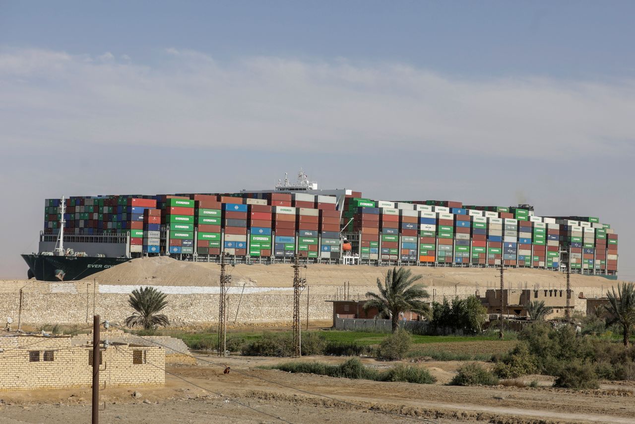 FILE PHOTO: Ship Ever Given, one of the world