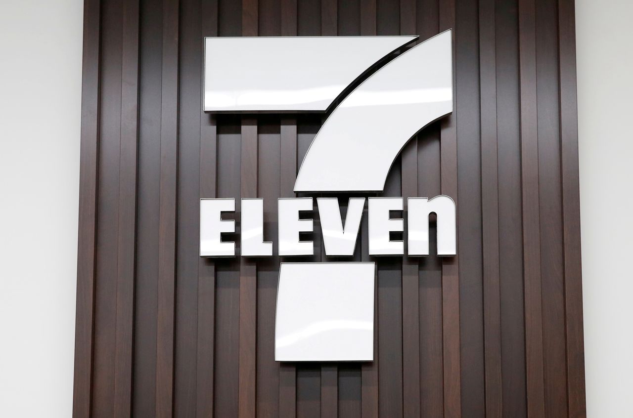 FILE PHOTO: The logo of 7-Eleven is seen at a 7-Eleven convenience store in Tokyo, Japan December 6, 2017. REUTERS/Toru Hanai