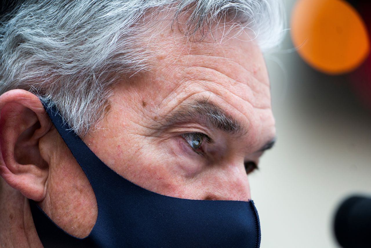 FILE PHOTO: Federal Reserve Chair Jerome Powell testifies before a House Financial Services Committee hearing on "Oversight of the Treasury Department