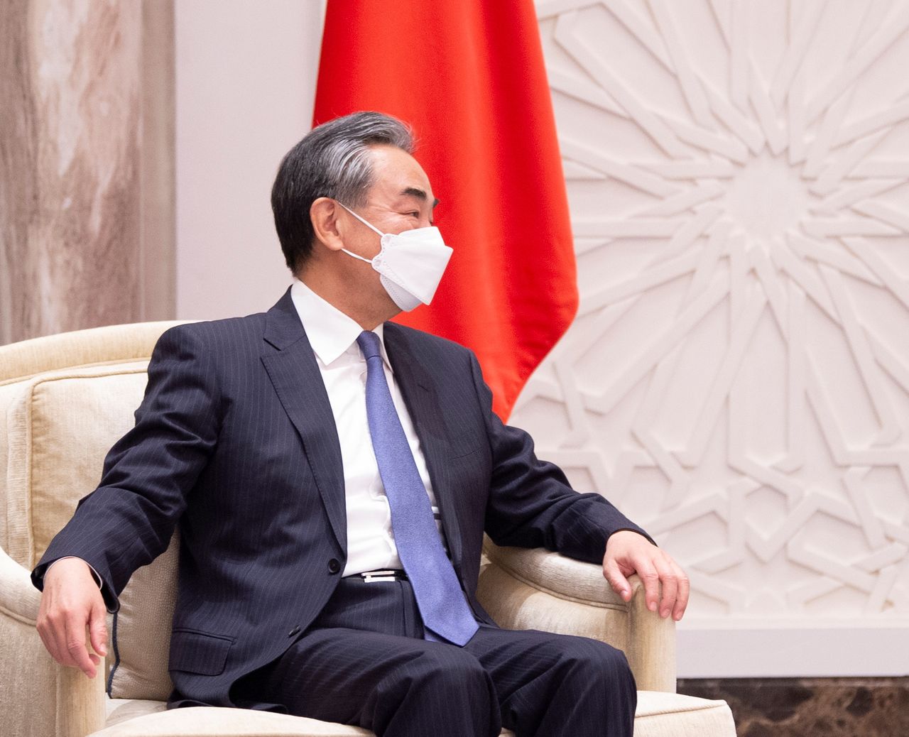 FILE PHOTO: Saudi Crown Prince Mohammed Bin Salman meets with China
