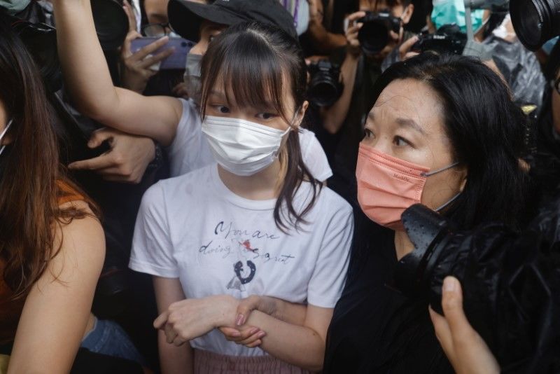 Pro-democracy activist Agnes Chow releases from prison after serving nearly seven months for her role in an unauthorised assembly during the city