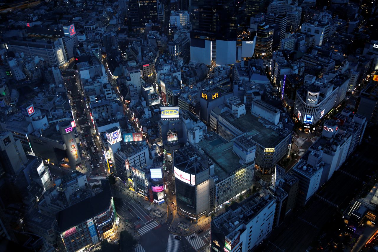 Buildings stand in Shibuya, Tokyo, Japan, June 1, 2021. REUTERS/Kim Kyung-Hoon