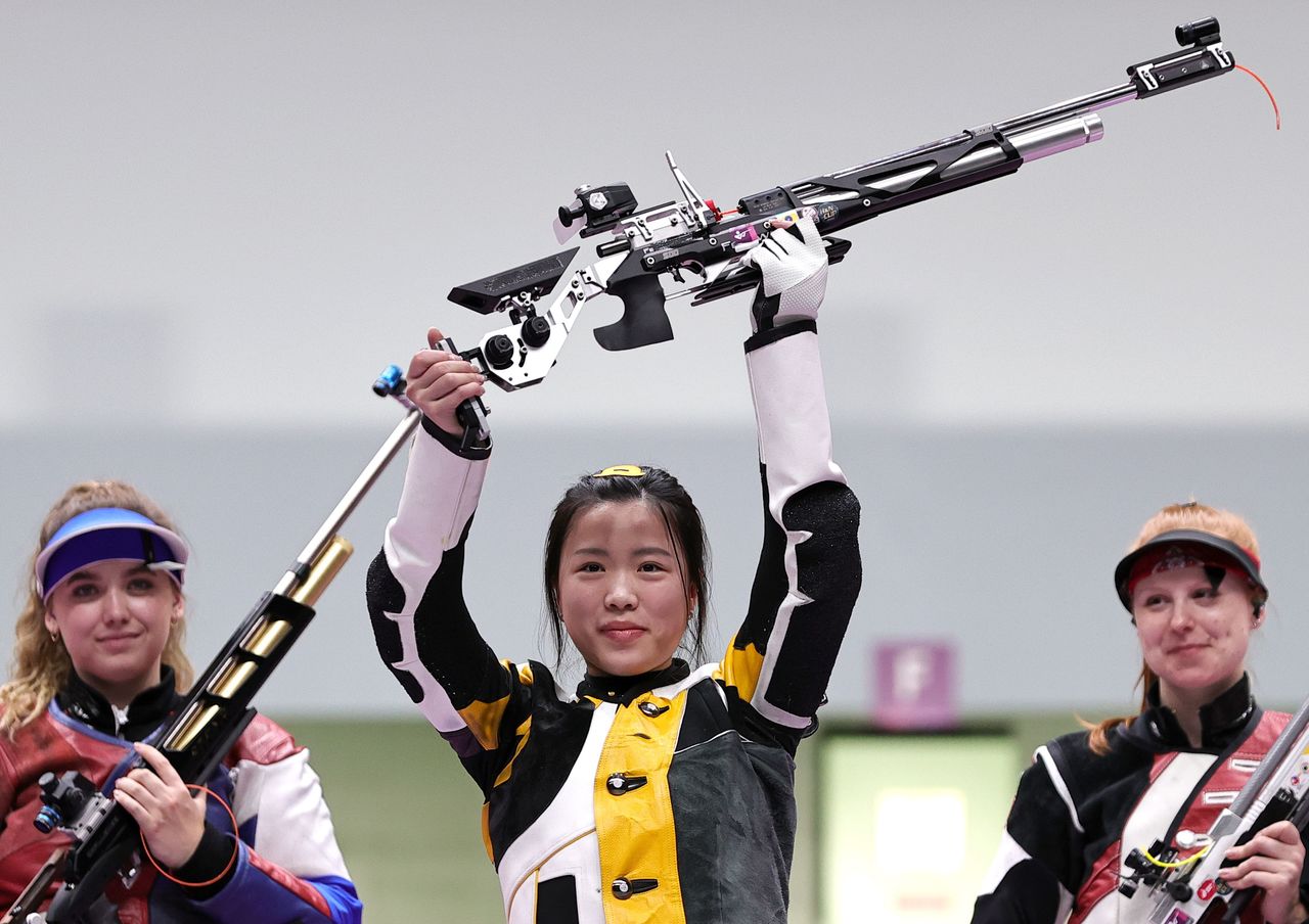 OlympicsShootingChina’s Yang wins battle of nerves to claim Tokyo’s