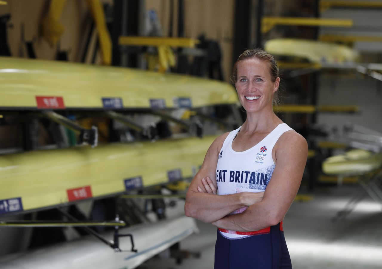 FILE PHOTO: Olympics - Rowing - Team GB Rowing Team Announcement for Tokyo 2020 - Redgrave Pinsent Rowing Lake, Caversham, Britain - June 9, 2021 Great Britain's Helen Glover poses after training Action Images via Reuters/Paul Childs