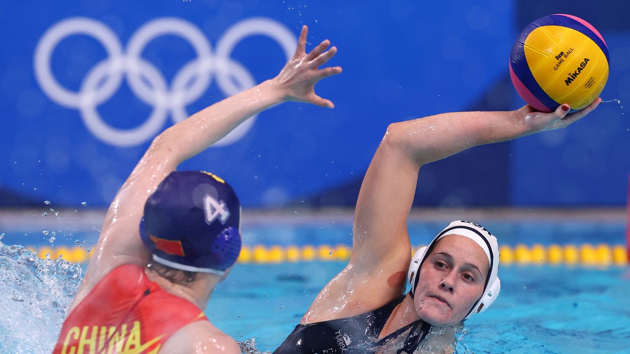 OlympicsWater poloU.S. women bloodied but unbowed in battle with China