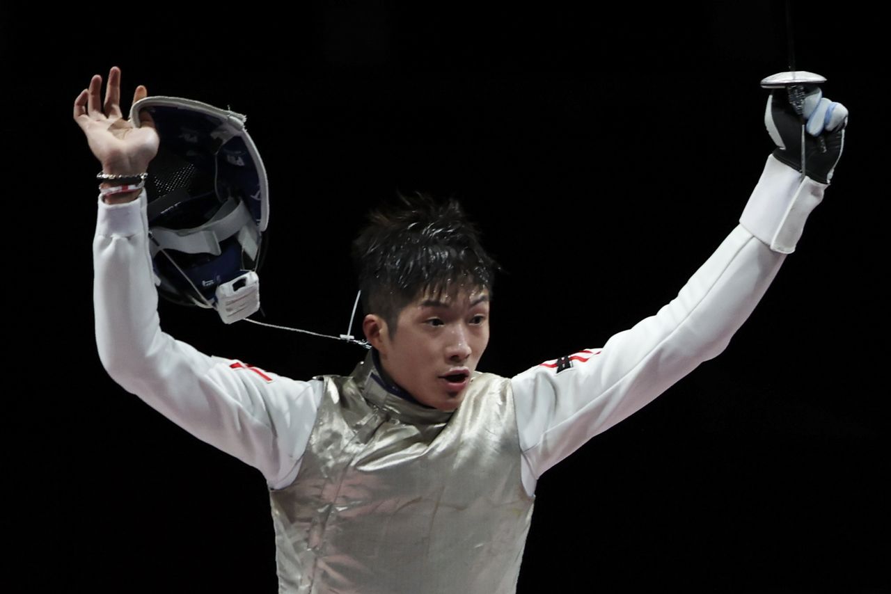 OlympicsFencingHong Kong’s Cheung claims gold in men’s foil