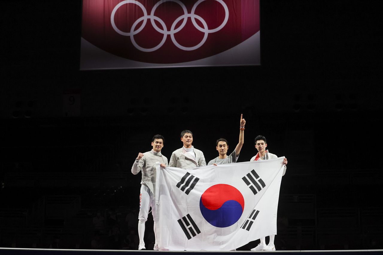 OlympicsFencingSouth Korea wins gold in men’s team sabre