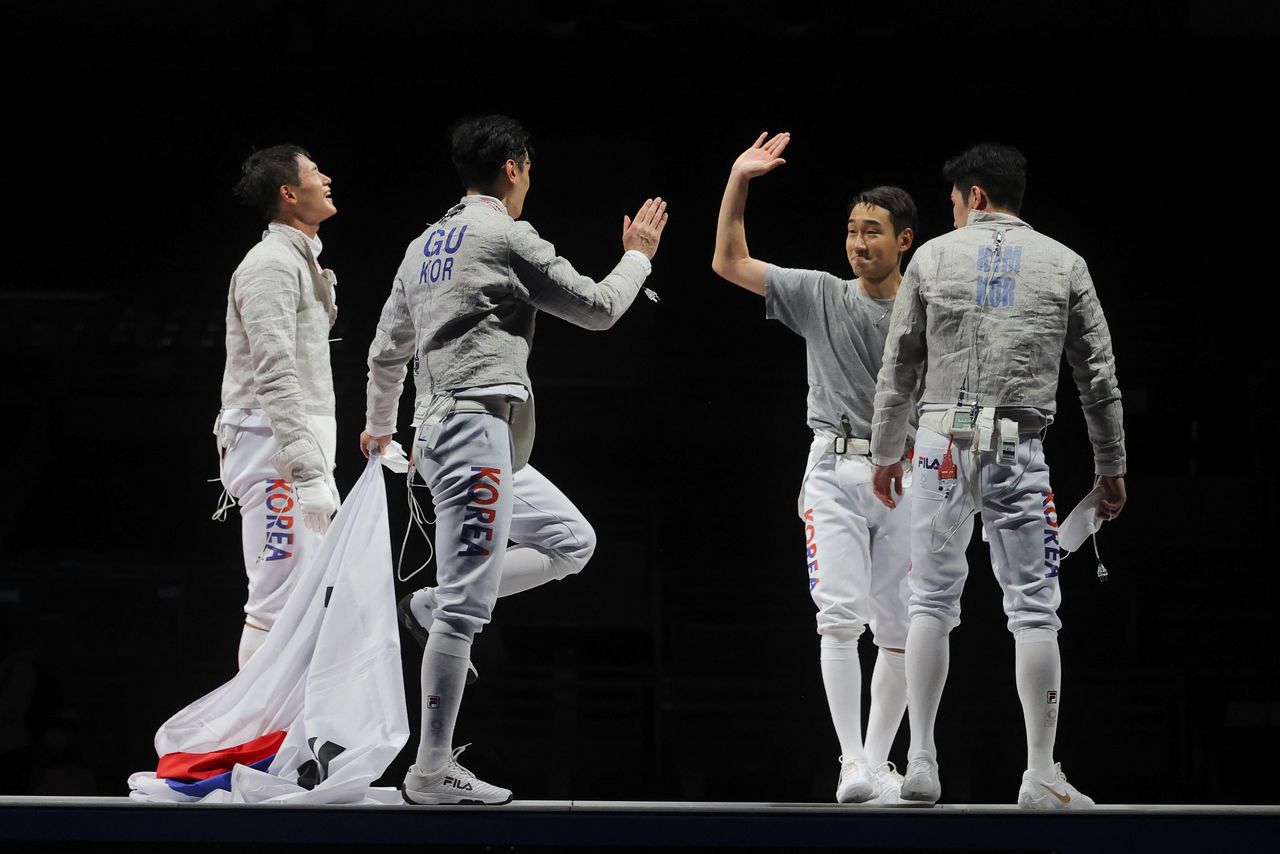 OlympicsFencingSouth Korea wins gold in men’s team sabre
