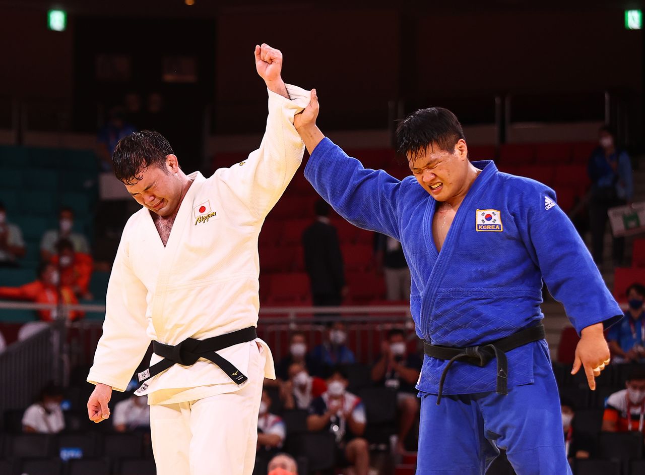 OlympicsJudoJapan’s Hamada and Wolf win golds to match record haul