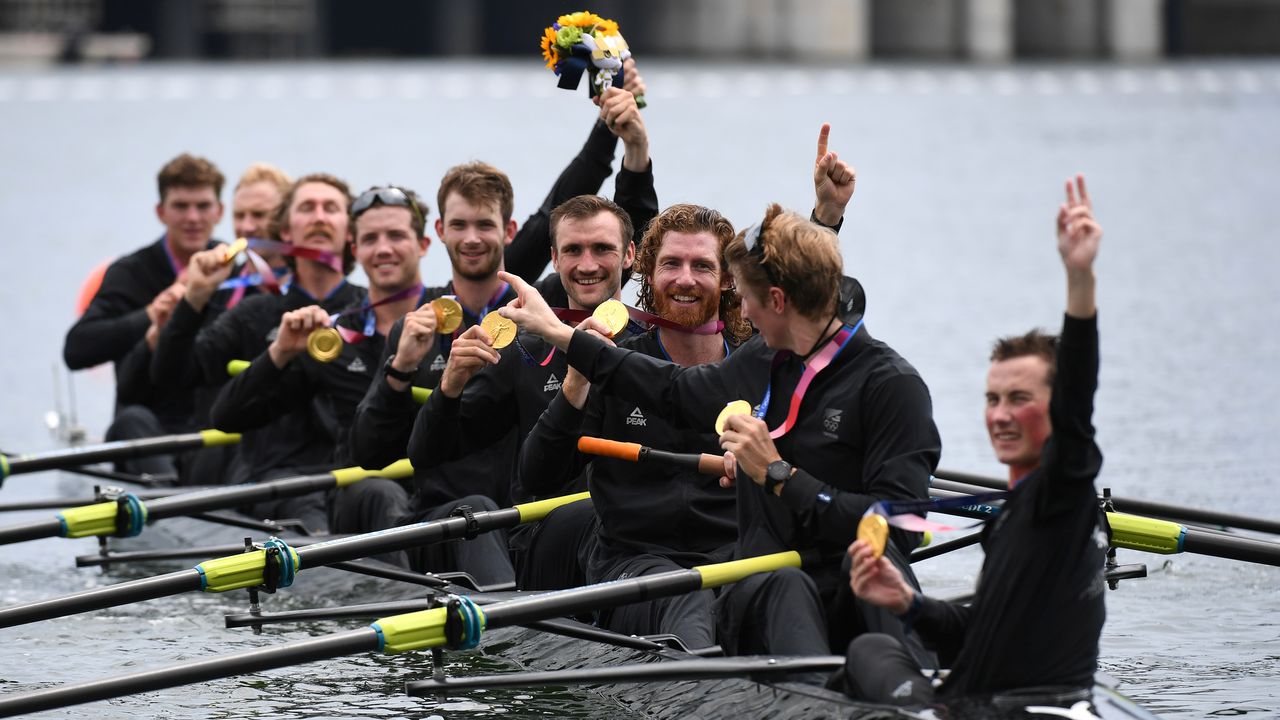 Olympics Rowing New Zealand Win Gold In Men S Eight Nippon Com