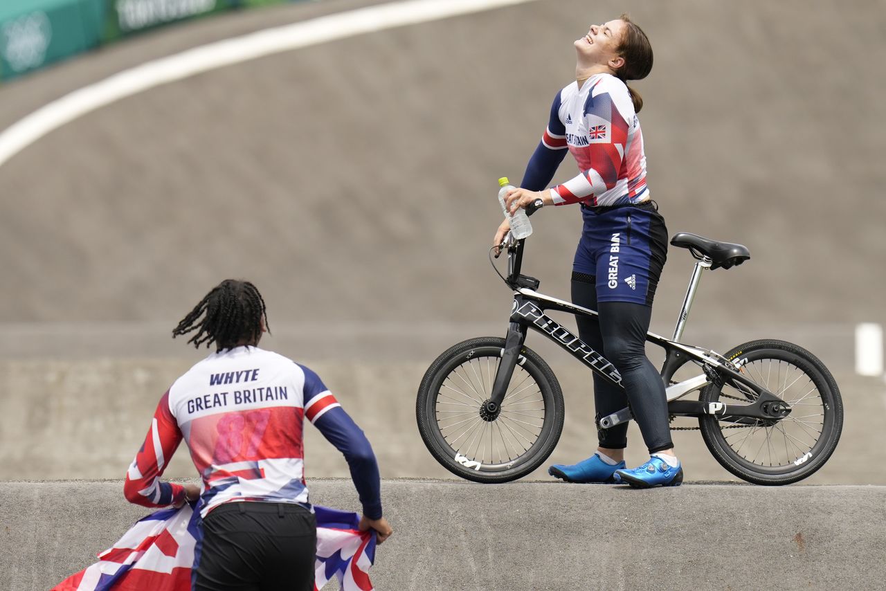 OlympicsCyclingShriever and Whyte land Britain first BMX medals