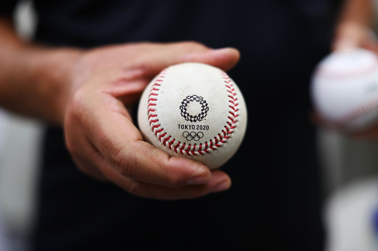 OlympicsBaseball‘Best ball in the world’ gets mud bath, gloved