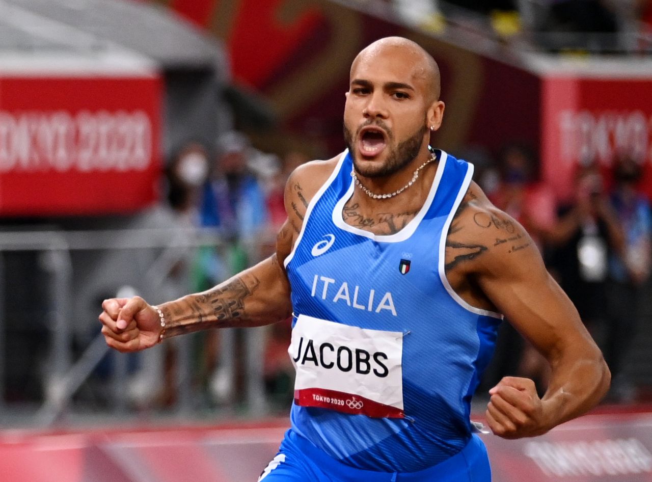 OlympicsAthleticsItaly's Jacobs takes stunning 100 metres gold