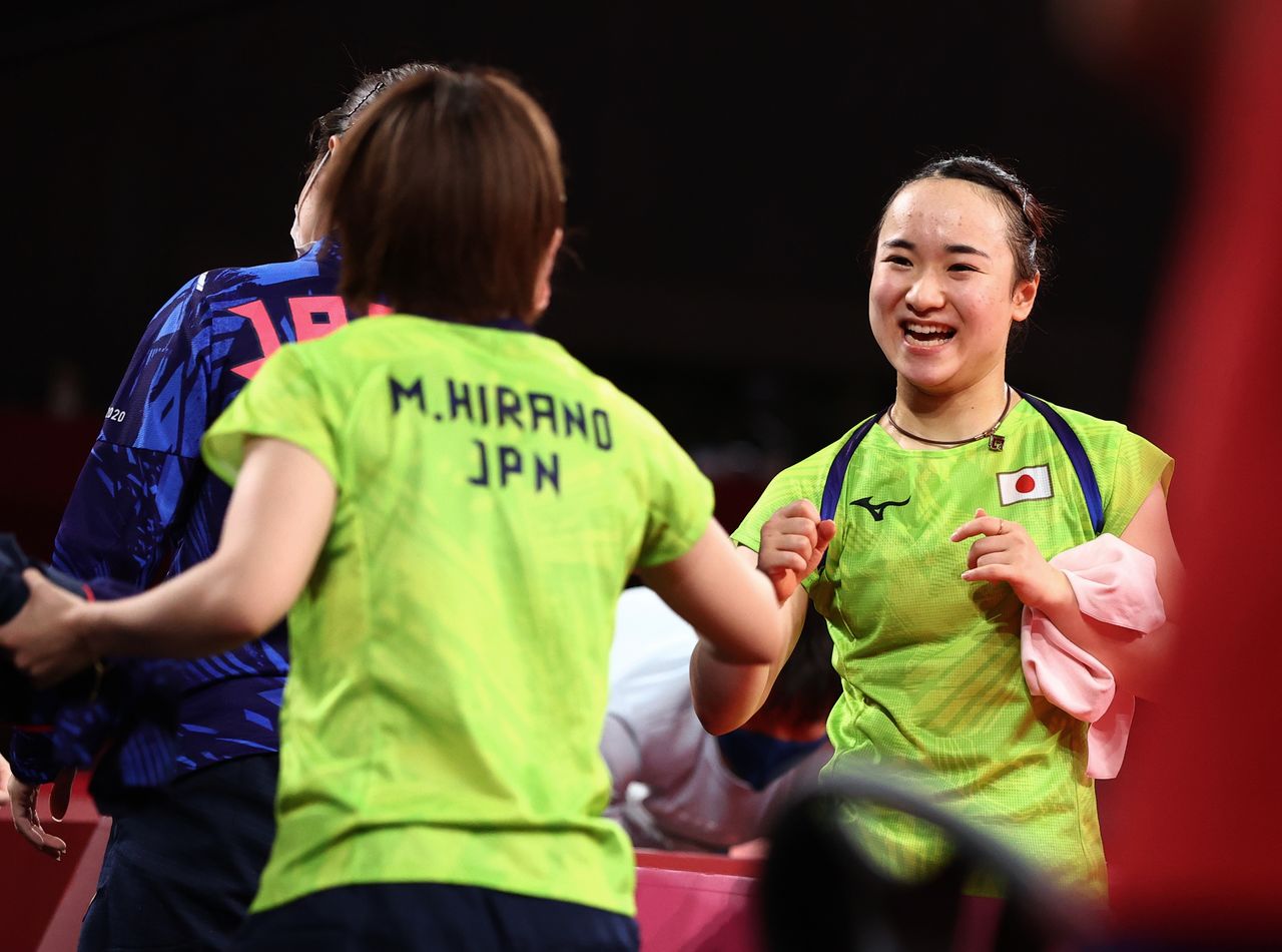 OlympicsTable TennisJapan's women beat Hong Kong to reach team final