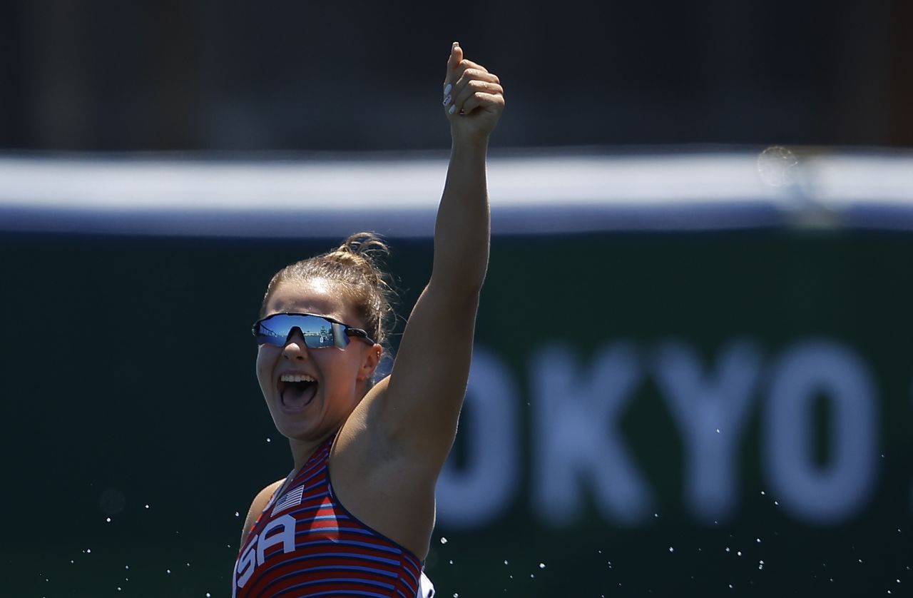OlympicsCanoe sprintAmerican Harrison wins women's canoe single 200m