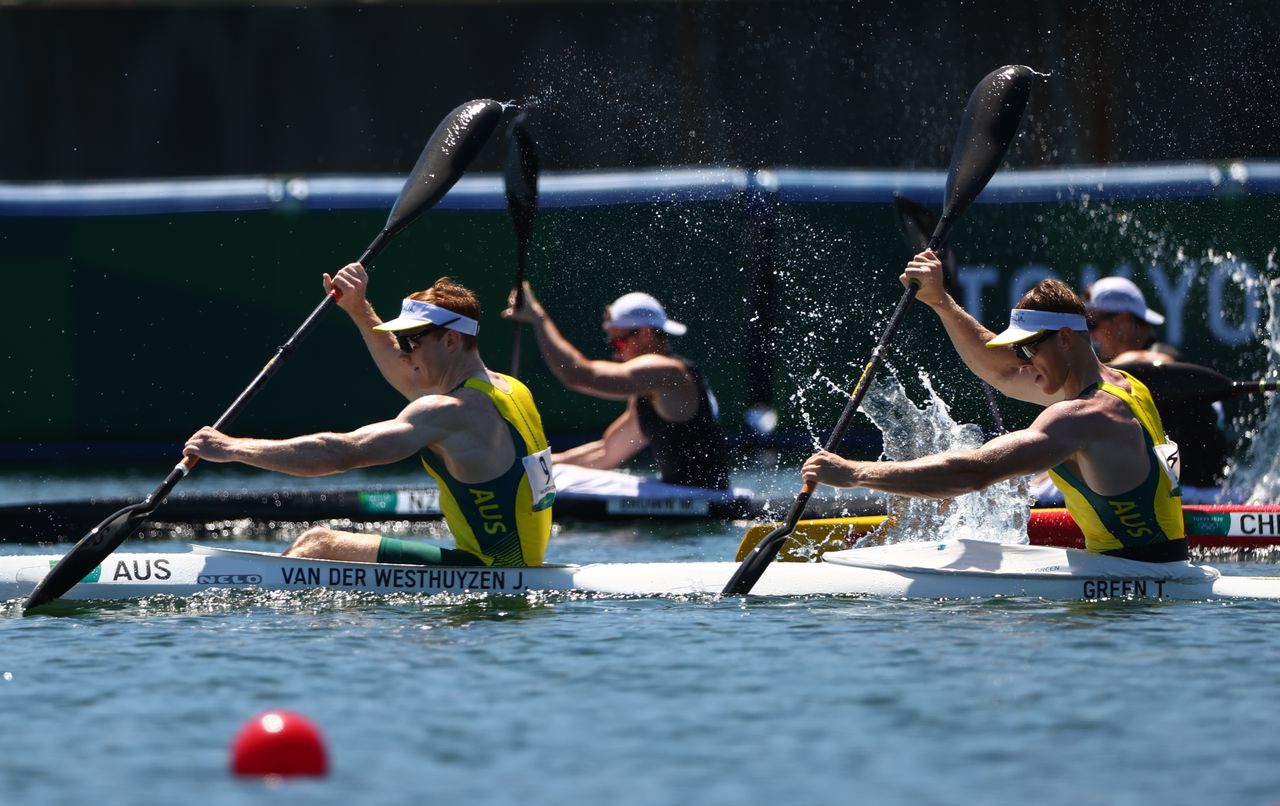 OlympicsCanoe sprintAustralia win men's kayak double 1000m gold