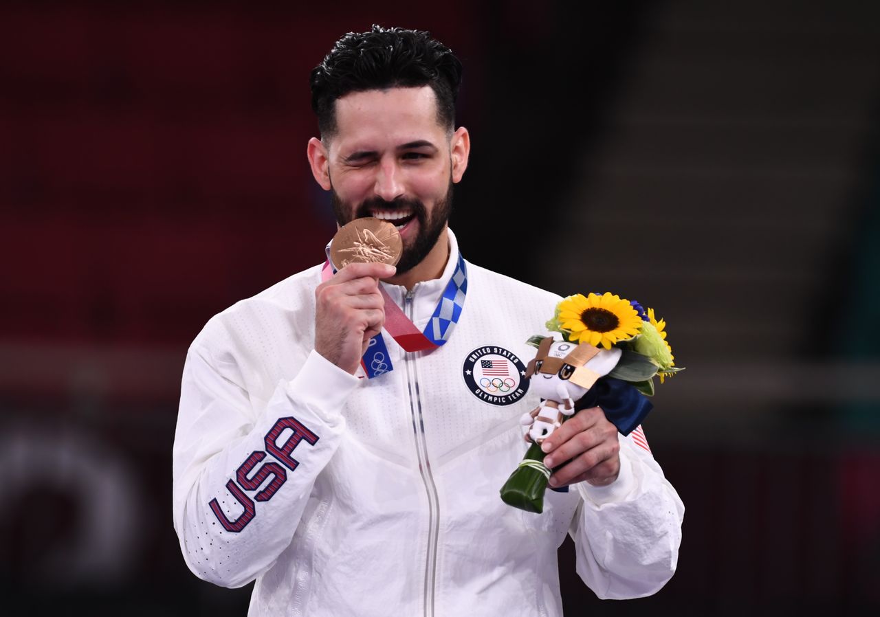 OlympicsKarateFrom ragstomedal, Torres dedicates win to immigrant