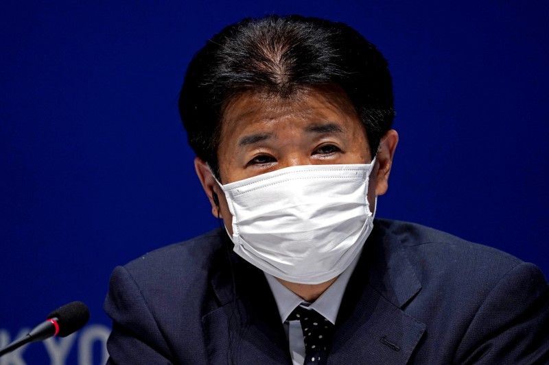 FILE PHOTO: Jul 22, 2021; Tokyo, Japan; Tokyo 2020 delivery officer Hidemasa Nakamura during Olympics COVID Counter Measures Press Conference at Tokyo Big Site. Mandatory Credit: Jack Gruber-USA TODAY Network