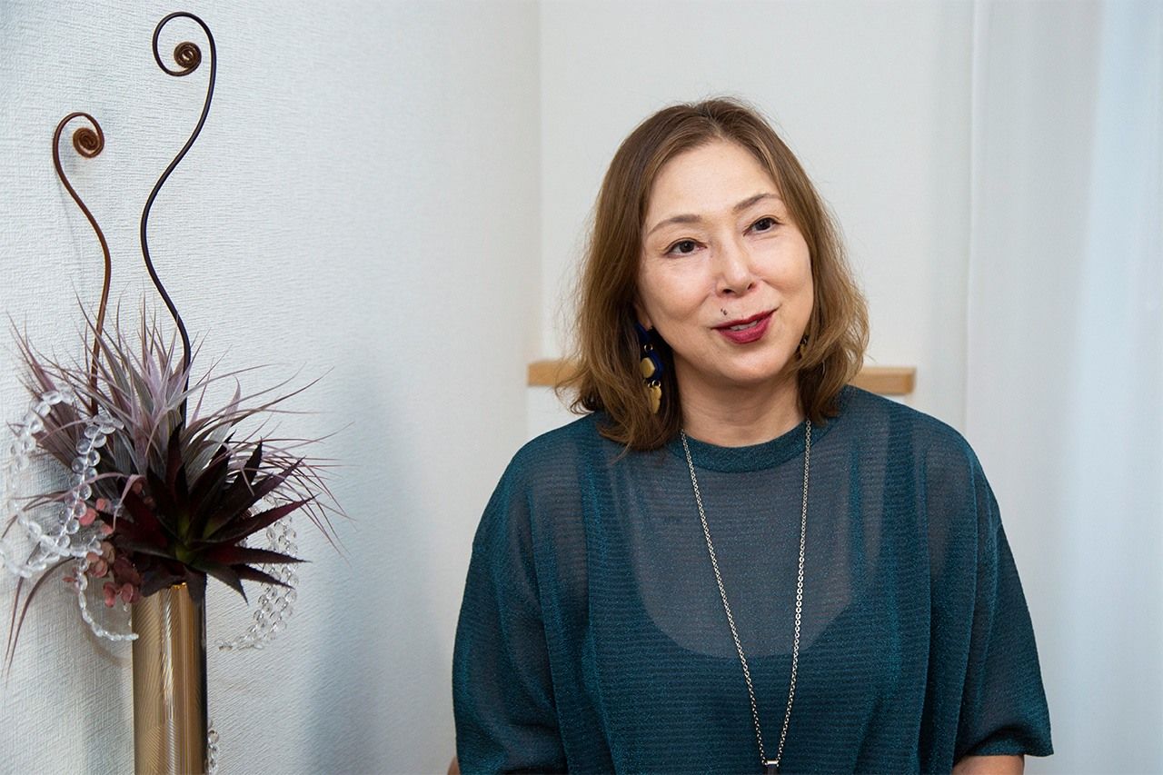 “The difficulties young women face today are beyond comparison with what we faced when I was young,” says Kirino Natsuo. (Pictured in Tokyo, July 2019)