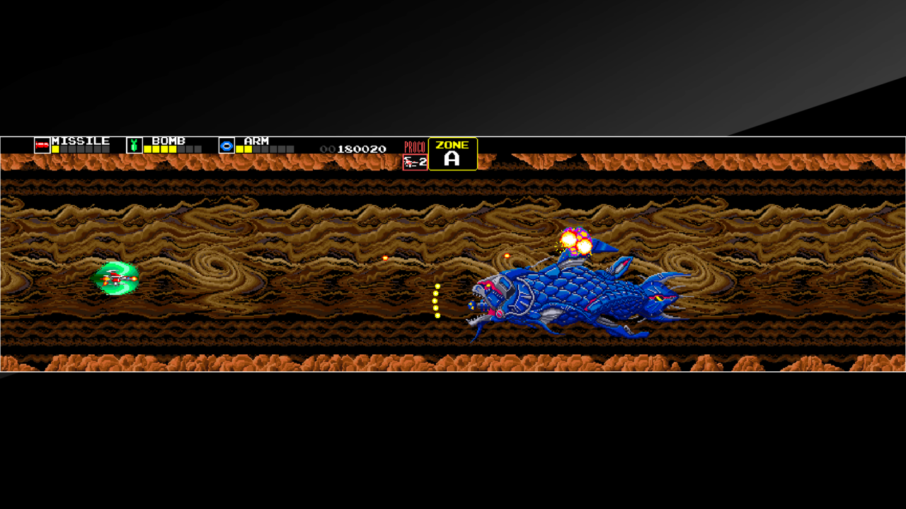 The legendary Darius series lives on through its music and sound effects. (© Taitō Corporation)