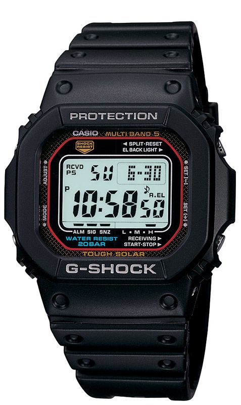 The “Origin” GW-M5600-1JF pairs the latest features with the look of the debut G-Shock model of 1983.