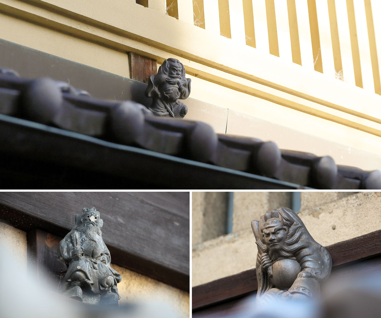Las múltiples características de las estatuas shōki.