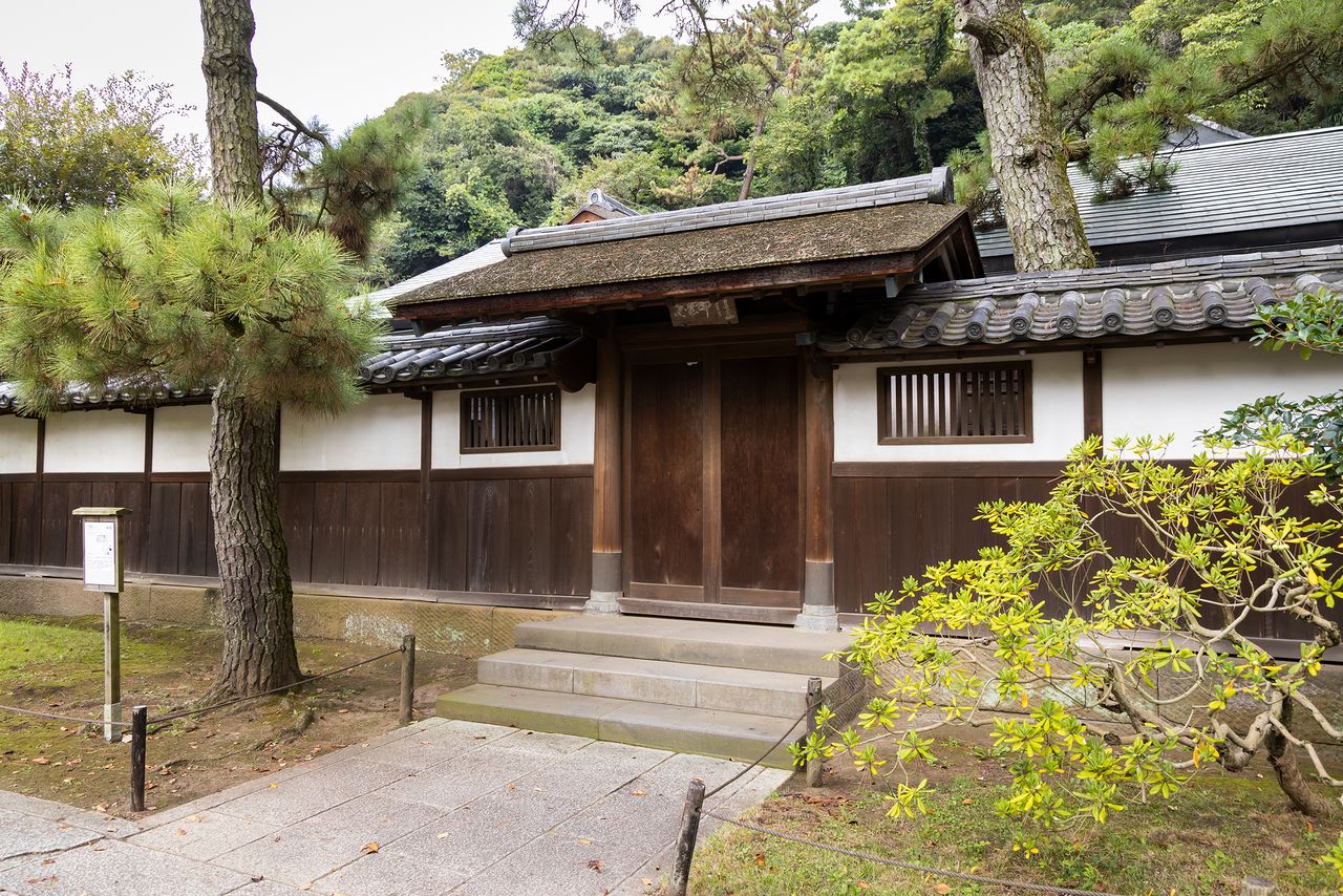 La residencia Hakuuntei, donde Sankei pasó el final de su vida (designada como bien cultural tangible por el municipio de Yokohama).