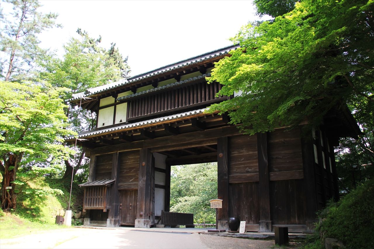 La puerta Ōte, uno de los edificios que se conservan a día de hoy. (PIXTA)