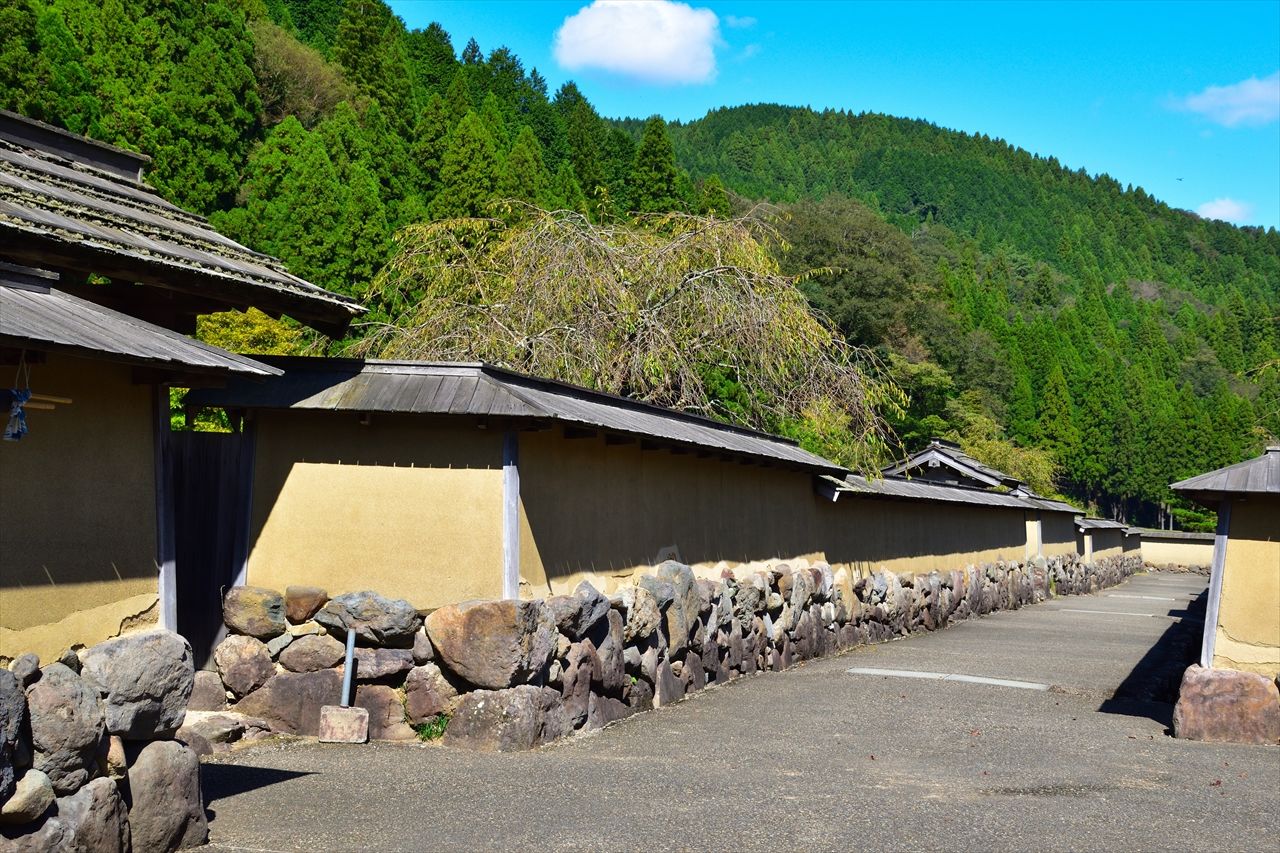 La ciudad reconstruida con residencias samuráis en el complejo de las ruinas del clan Ichijōdani Asakura. (PIXTA)