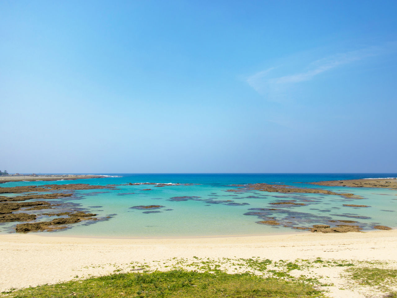 La playa de Tomori también es conocida como “Blue Angel” por los hermosos tonos azules de sus aguas.