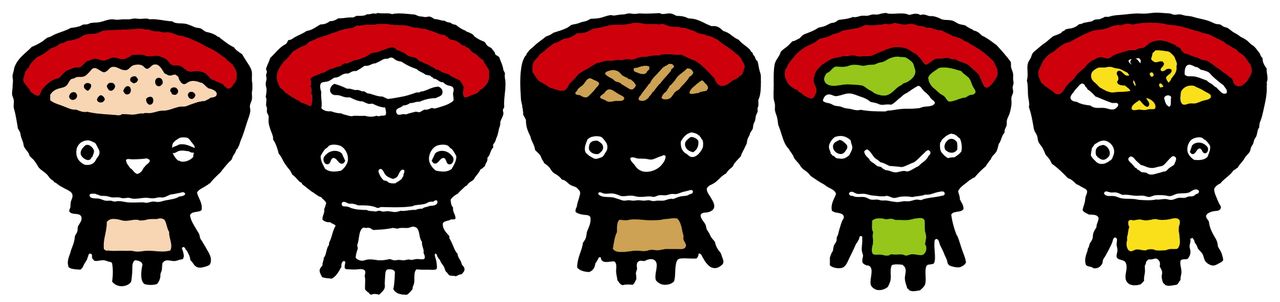 Los Wanko Kyōdai, unos hermanos inspirados en el popular plato de Morioka wanko soba (pequeños cuencos de fideos soba que traen en rápida sucesión a los comensales hasta que estén saciados), son las mascotas oficiales de la prefectura de Iwate. (® Wanko Kyōdai. Por cortesía de la Asociación de Turismo de Iwate)