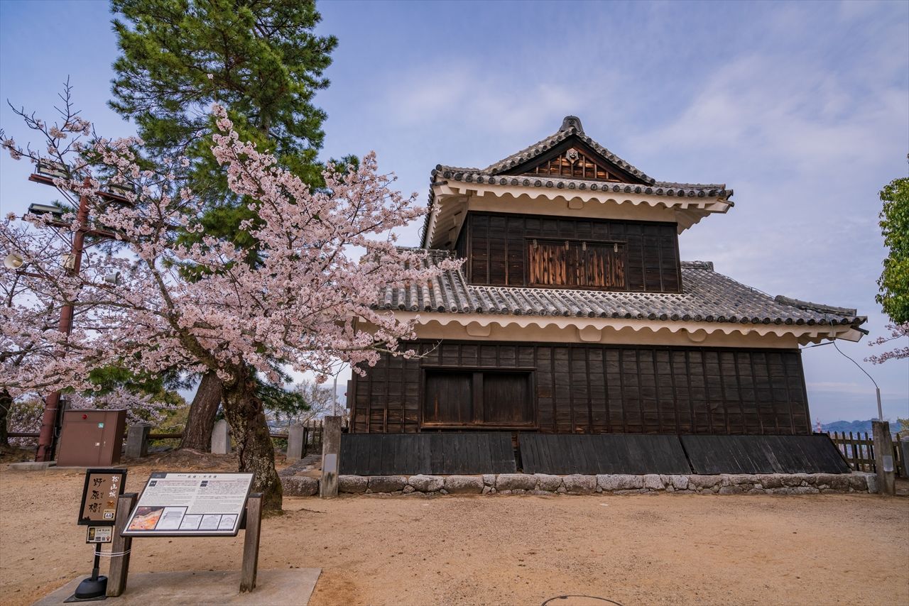La atalaya Nohara, del castillo de Matsuyama. (PIXTA)