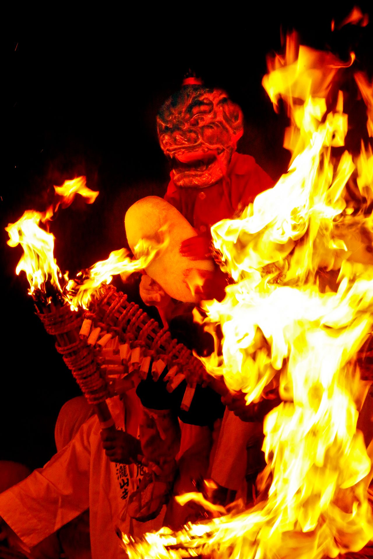 Los ogros, a los que se expulsa en el setsubun, ahuyentan a los malos espíritus en este festival.