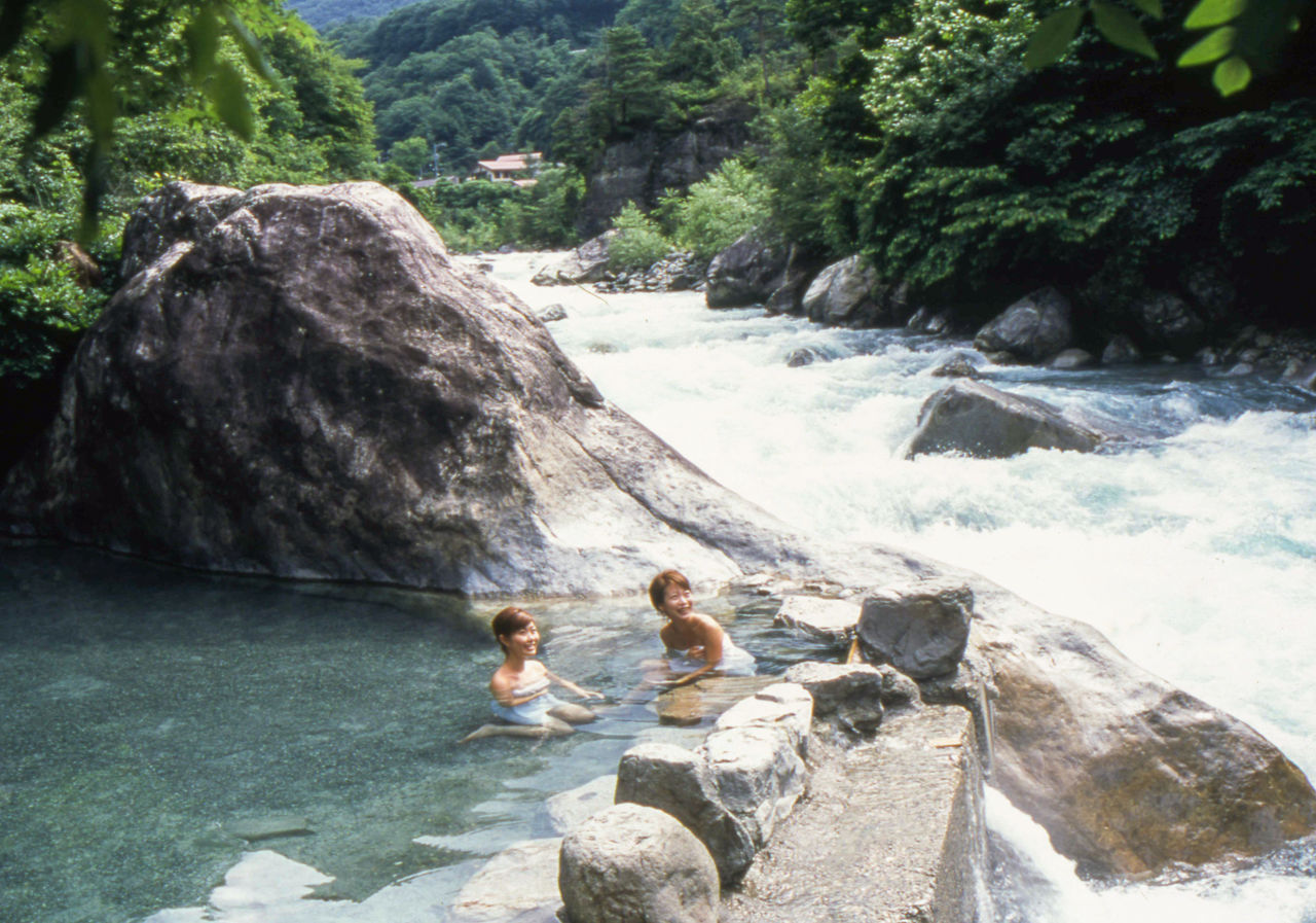 Las termas de Shinhotaka.