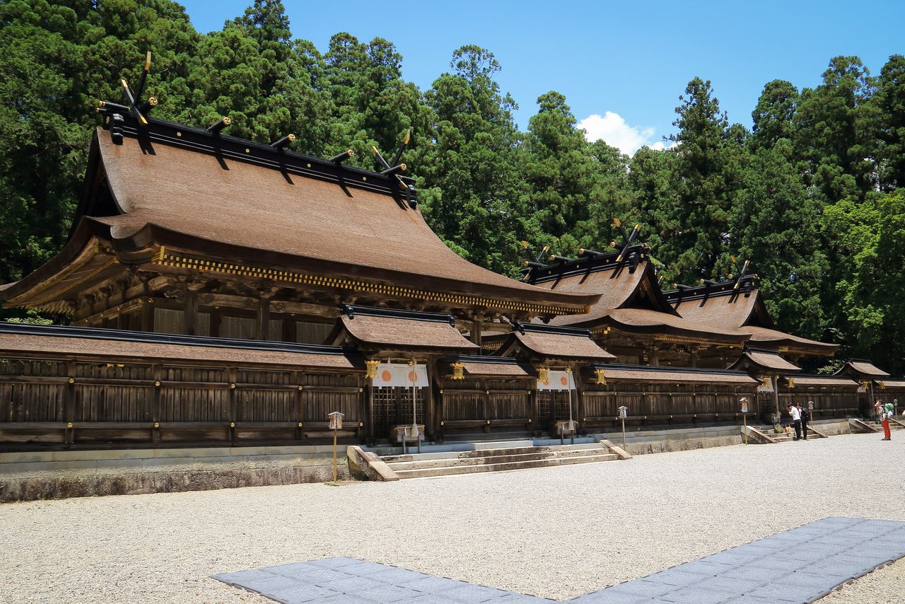 El santuario Kumano Hongū Taisha (ciudad de Tanabe). (Fotografía: Unión Turística de la Prefectura de Wakayama.)