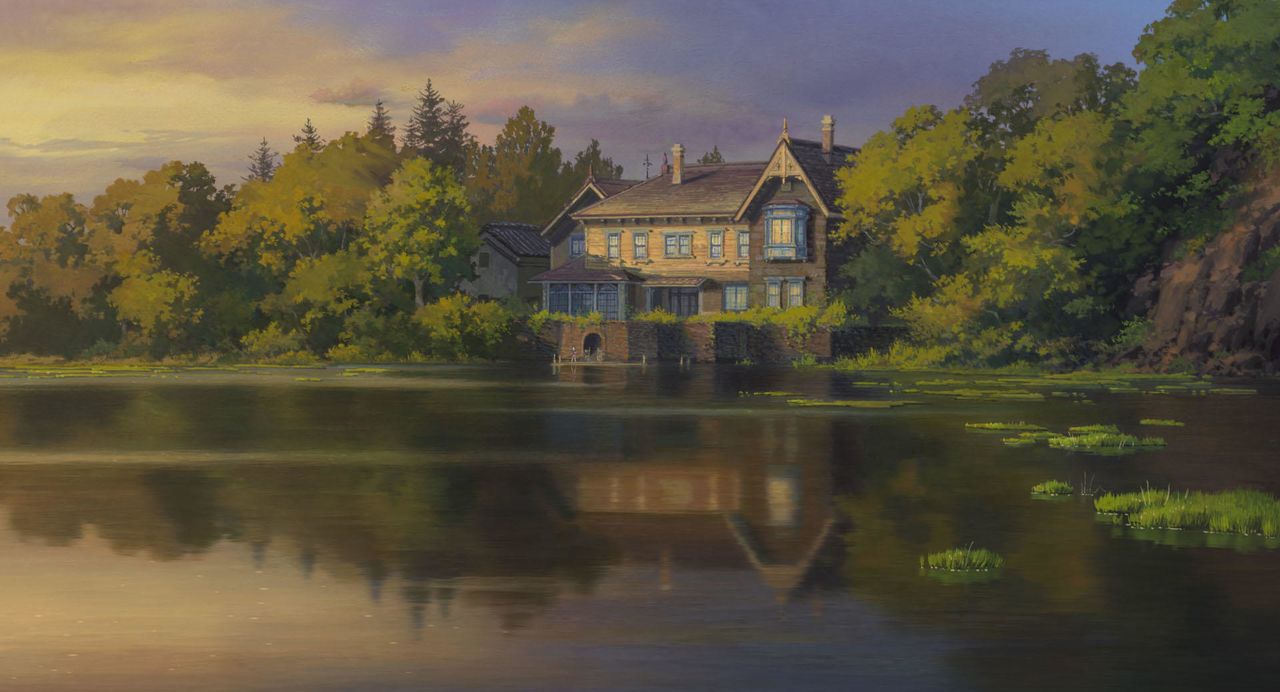 La mansión Shimecchi, de El recuerdo de Marnie. (© 2014 Joan G. Robinson / Keiko Niwa / Studio Ghibli, NDHDMTK)