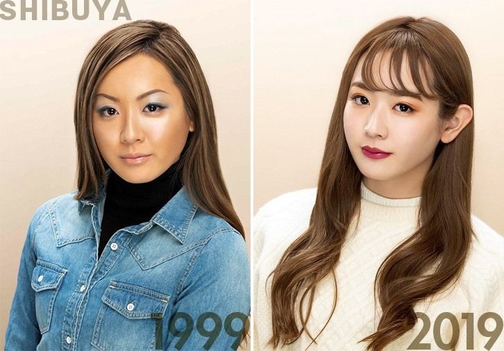 Cambios en el maquillaje de las mujeres japonesas en las dos últimas  décadas 