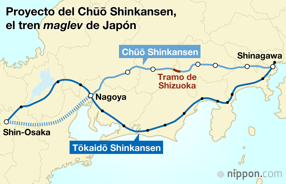 Proyecto del Chūō Shinkansen, el tren maglev de Japón