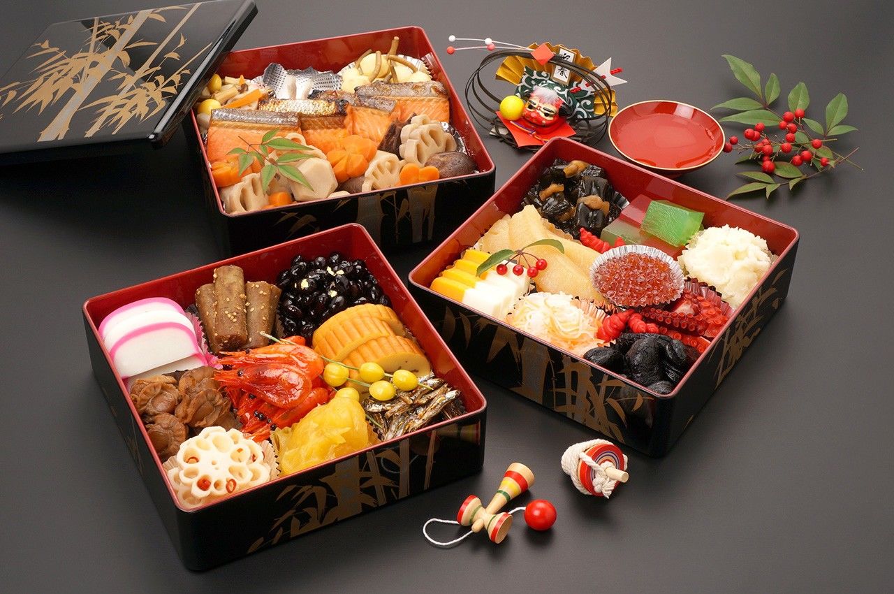 Osechi, la comida típica de Año Nuevo.