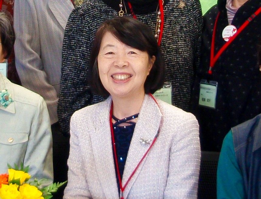Hashimoto Noriko, profesora emérita del Instituto Educativo de Nutrición Kagawa (imagen cortesía de la propia profesora)