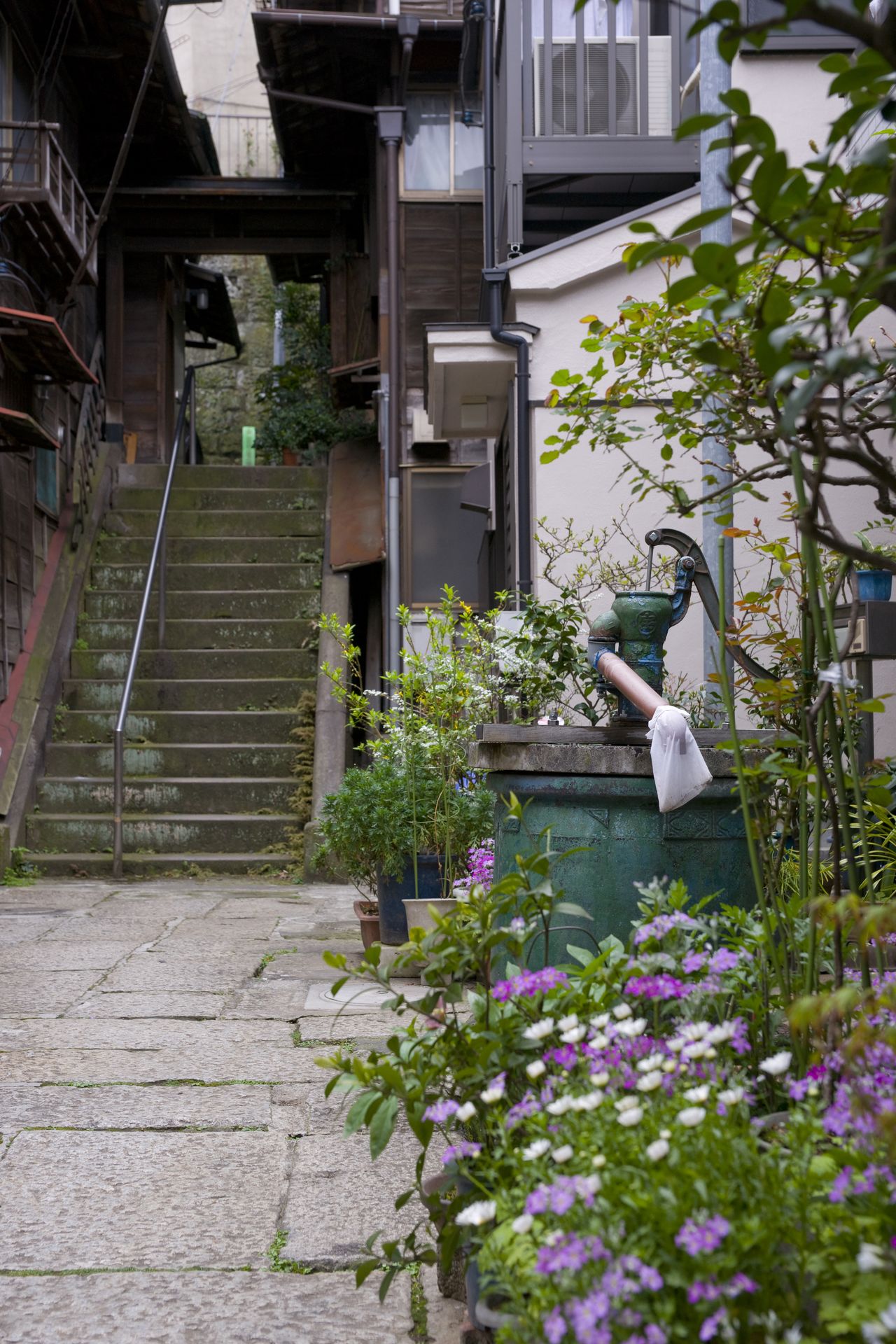 Ubicación de la antigua residencia de Higuchi Ichiyō en el distrito de Hongō. (Jiji Press)