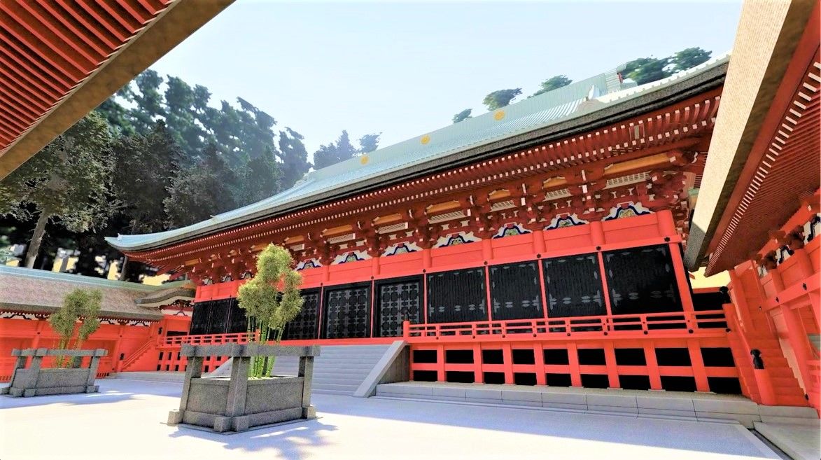 Konponchūdō antes de los trabajos de restauración. En el templo Enryaku-ji hay pabellones budistas centrales en cada una de las áreas Tōdō, Saitō y Yokawa, que se llaman chūdō (pabellón central). El Konponchūdō del área Tōdō es el pabellón budista más grande y el principal del templo Enryaku-ji. Frente a Yakushi Nyorai, la imagen principal de Buda, está colocada la Llama Sagrada Inmortal, que ha estado encendida durante 1.200 años. (Imagen cortesía del templo Hieizan Enryaku-ji)