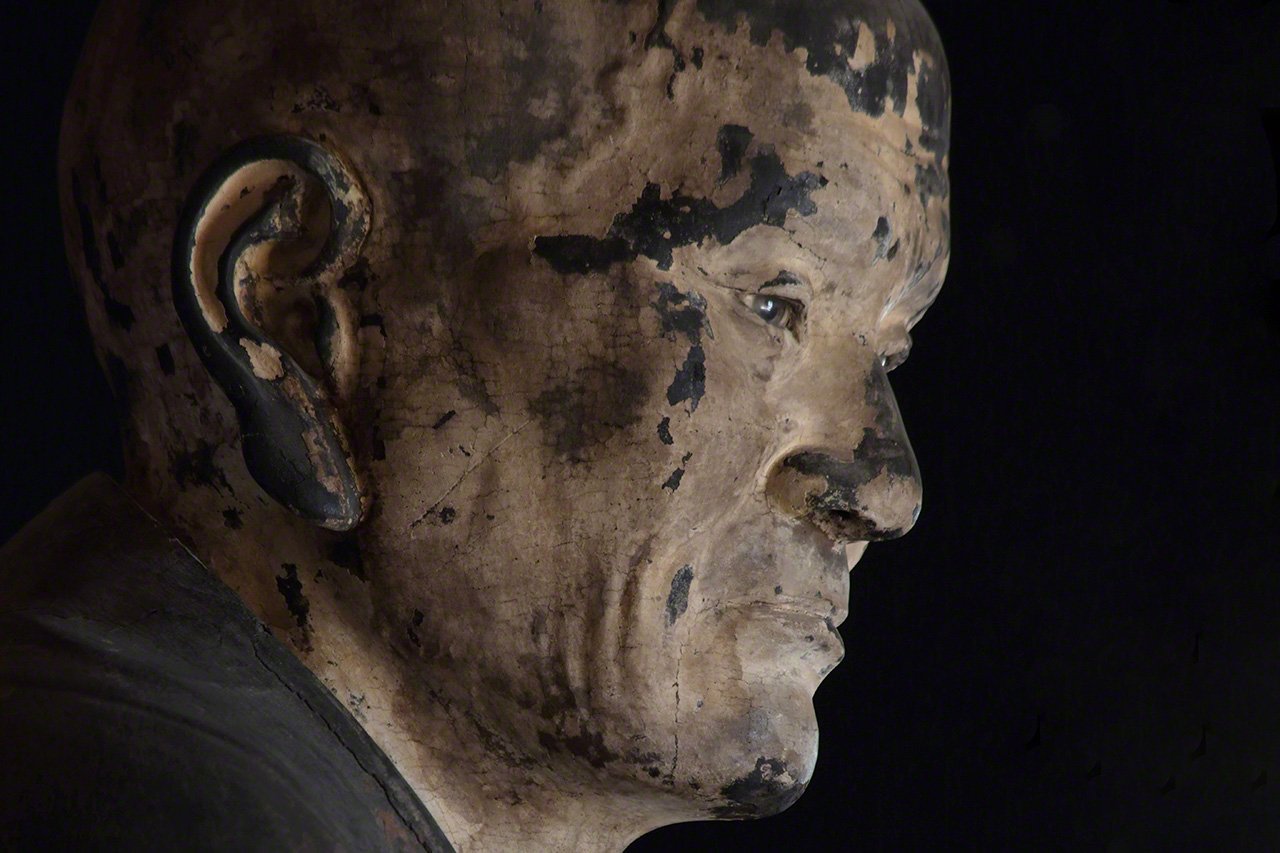 Estatua del bodhisattva Mujaku.