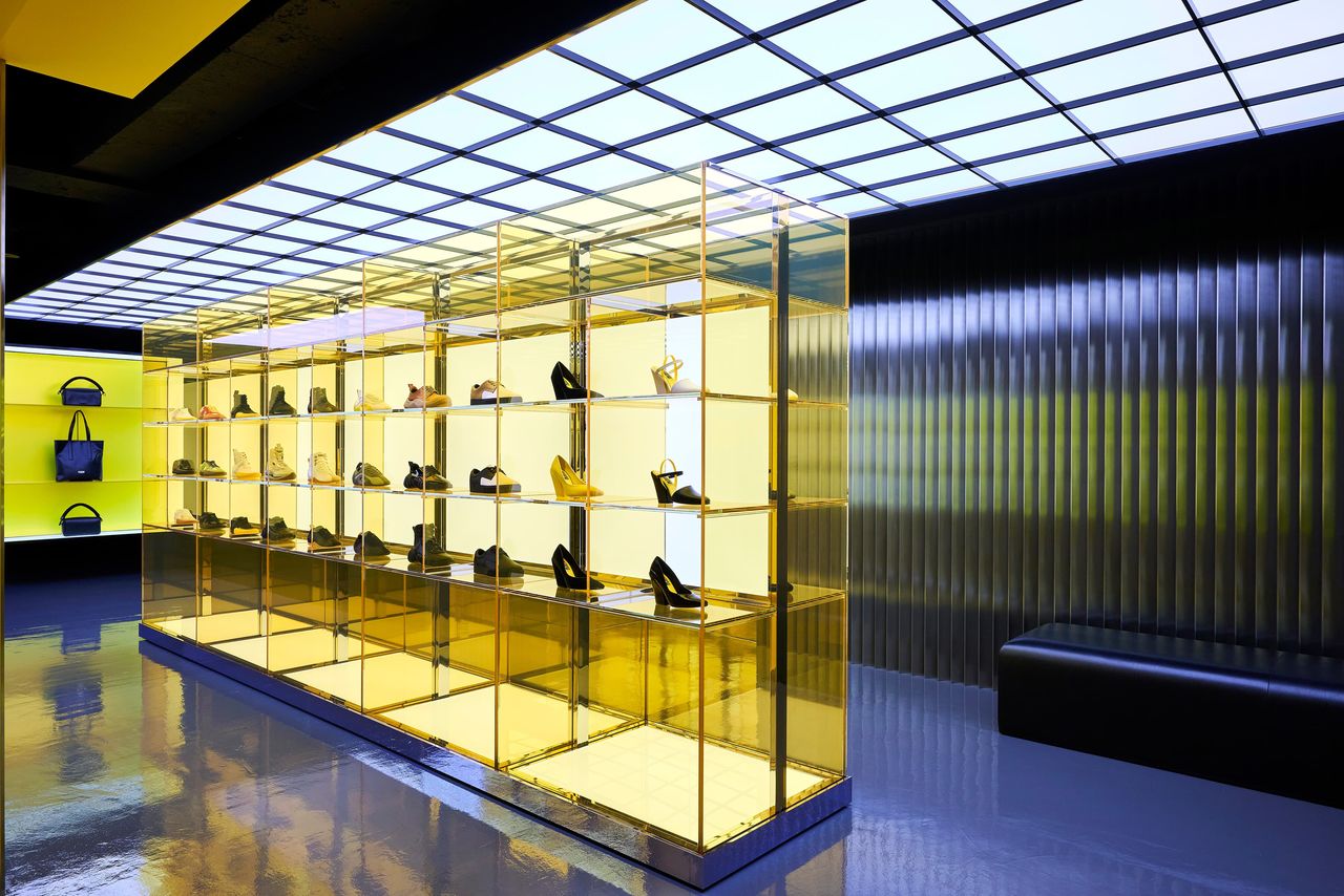 El interior de la tienda conceptual Yellow Collection.