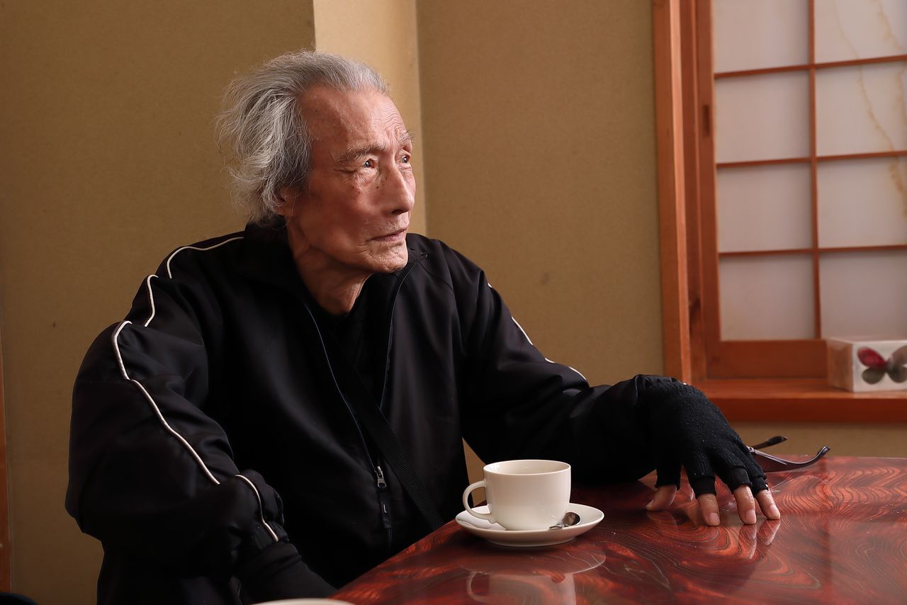 Nakamura Ken’ichi, parte del elenco de la película Gaika, en la actualidad (colaboración: Nagomi, restaurante en Tama Zenshōen)