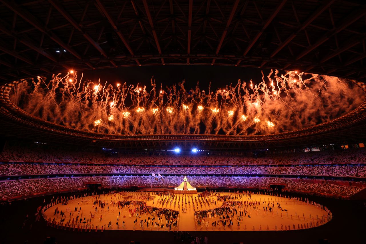 Foto de archivo de ceremonia de inauguración de Juegos Olímpicos. Estadio Olímpico, Tokio, Japón. 23 de julio de 2021.
REUTERS/Leon Neal