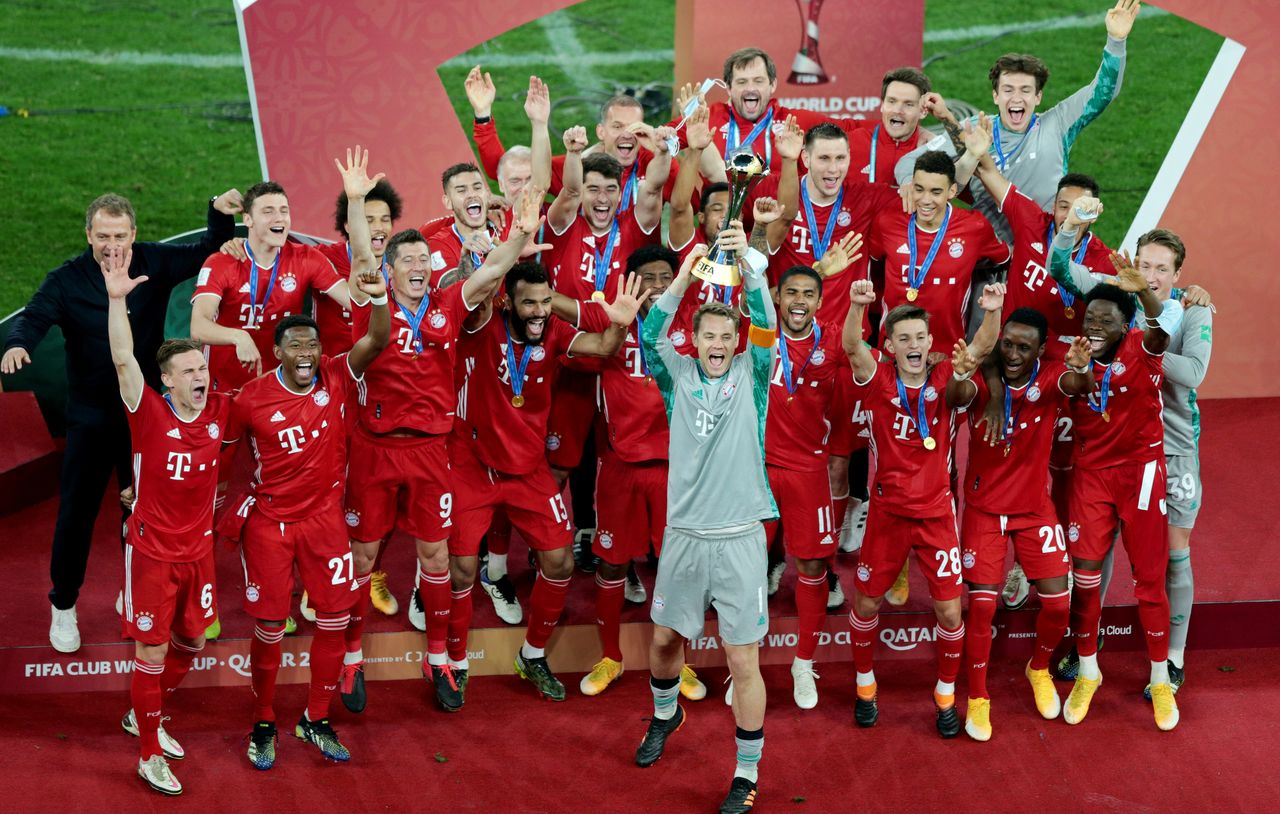 Feb 11, 2021 
Foto de archivo de los futbolistas del Bayern Munich celebrando tras ganar el Mundial de Clubes
REUTERS/Mohammed Dabbous