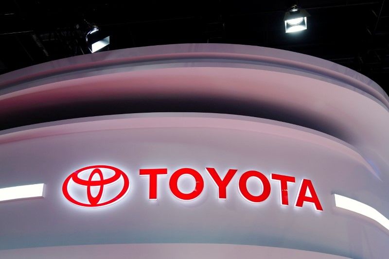 Foto de archivo referencial. El logo de Toyota en la Feria Automotriz de Shanghai , China, 19 de abril , 2021. REUTERS/Aly Song