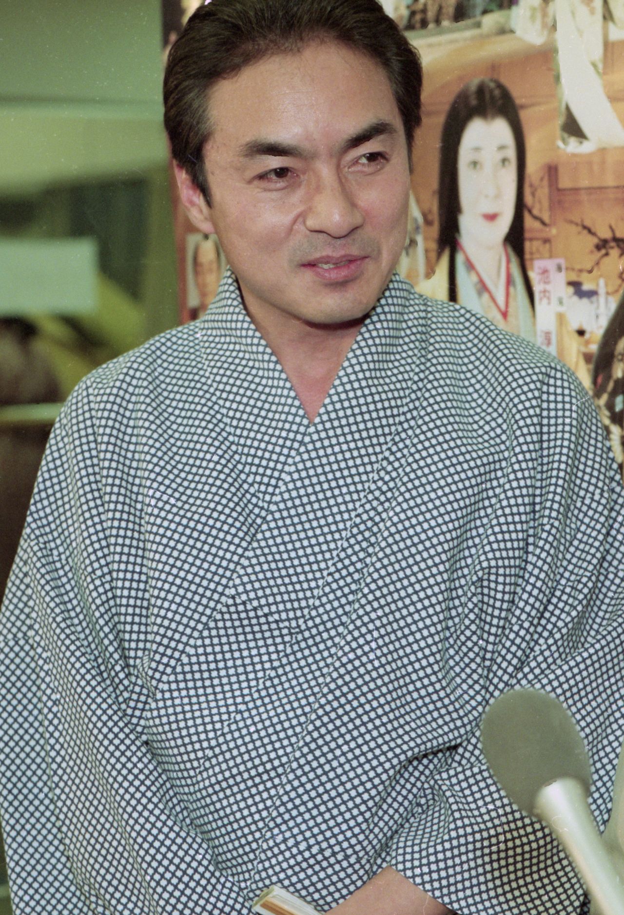 Saigō Teruhiko en diciembre de 1996. (© Jiji)