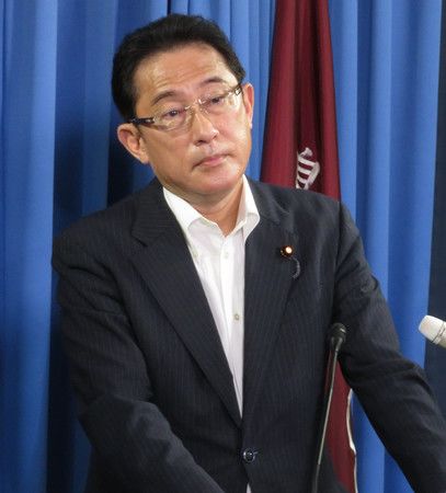 Kishida Fumio durante una rueda de prensa el 27 de julio en Tokio.